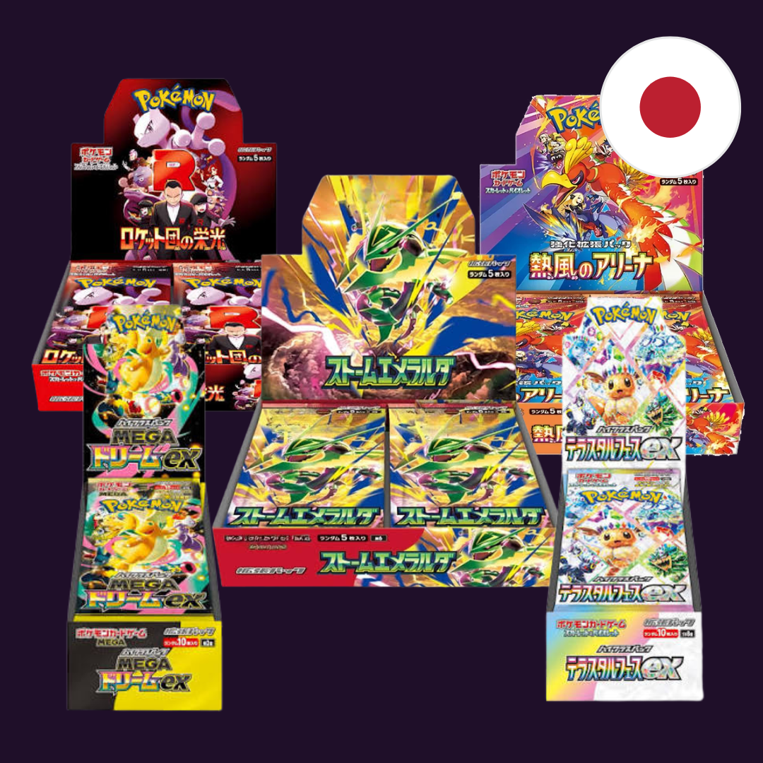 Pokémon Japonais Scellés