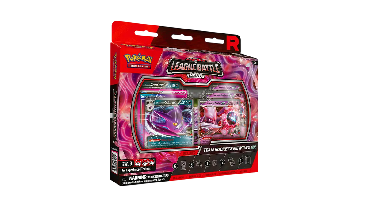 Deck de combat de ligue : Mewtwo ex de la Team Rocket Distribooster